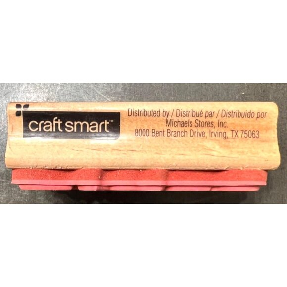 CraftSmart Halloween Candy Rubber Mounted Wood Stamp 276870 - Picture 2 of 3